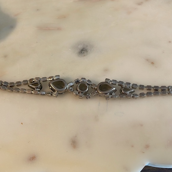 Vintage “Black Diamond” Rhinestone Bracelet - Picture 5 of 5